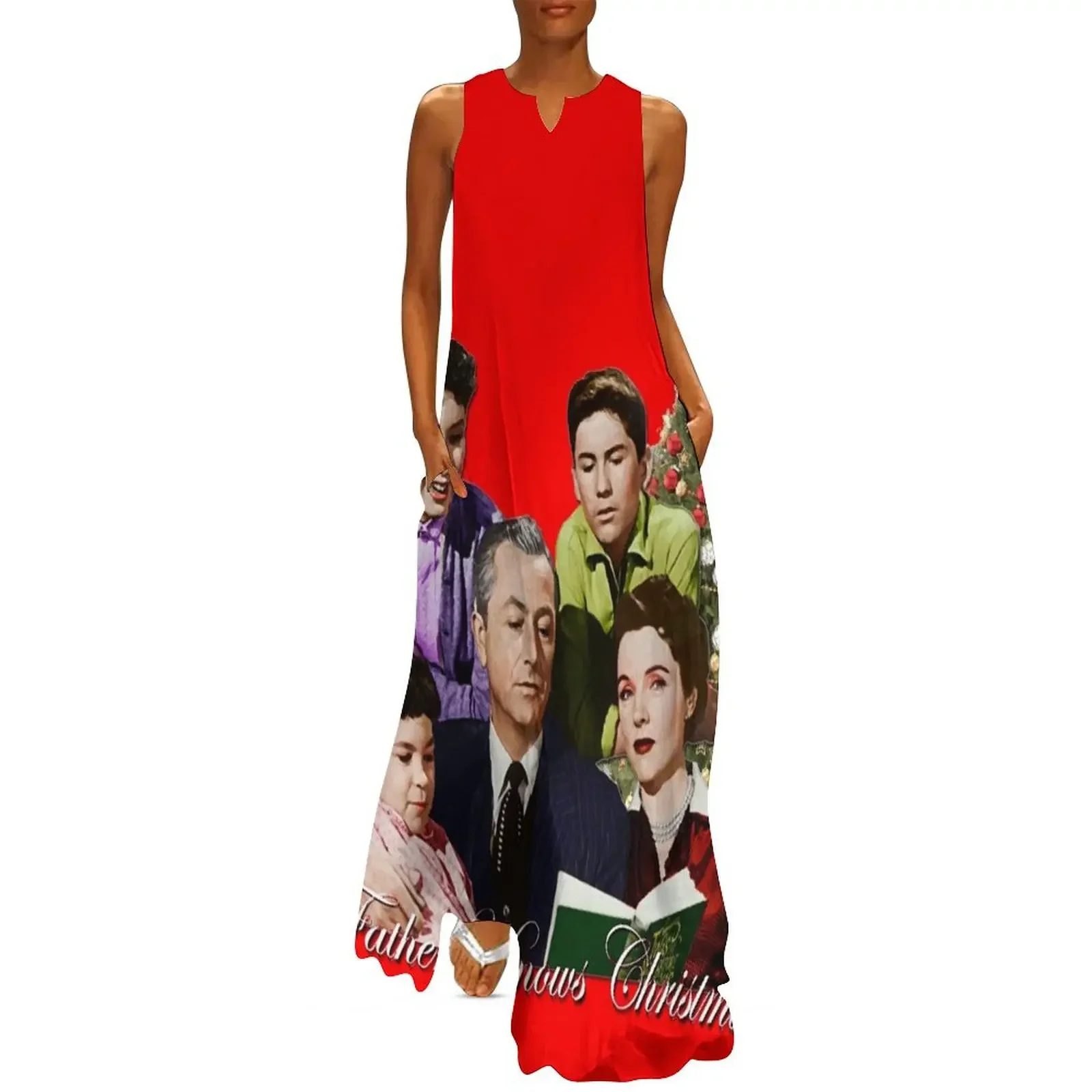 

Father Knows Christmas Retro 50s 60s Holiday Tribute. Long Dress african dresses for woman luxury evening dresses 2025 Dress