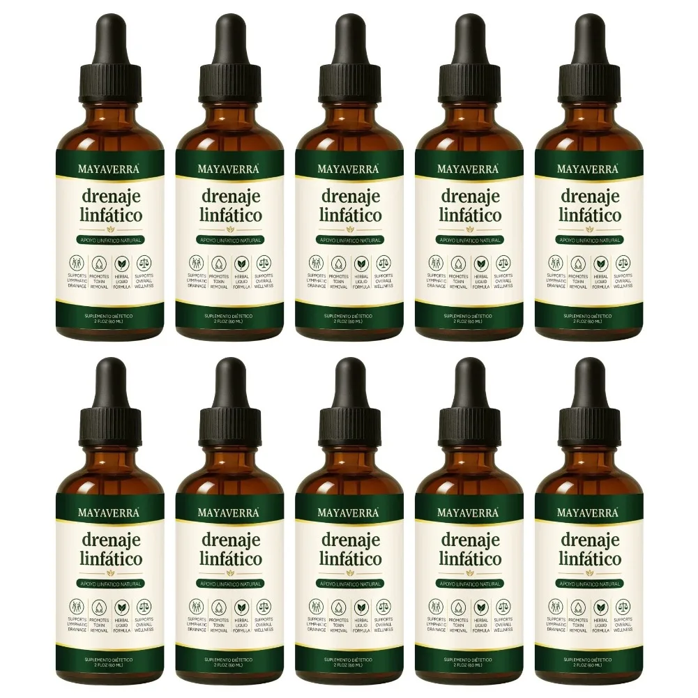 MAYA VERRA 59ml Lymphatic Drainage Drops,Premium Multi Plant Blend Mixed Supplement Ampoule Drops for Improve Swelling Support
