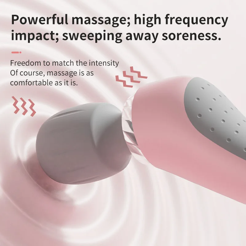 Handheld massage stick, electric mini massager, hig h f requ ency vibration massager, multi-functional small massage stick