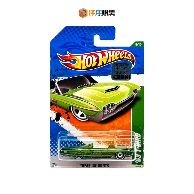 HOT WHEELS Super treasure hunt 1:64 63 t-bird Die-cast alloy car model collection display gifts