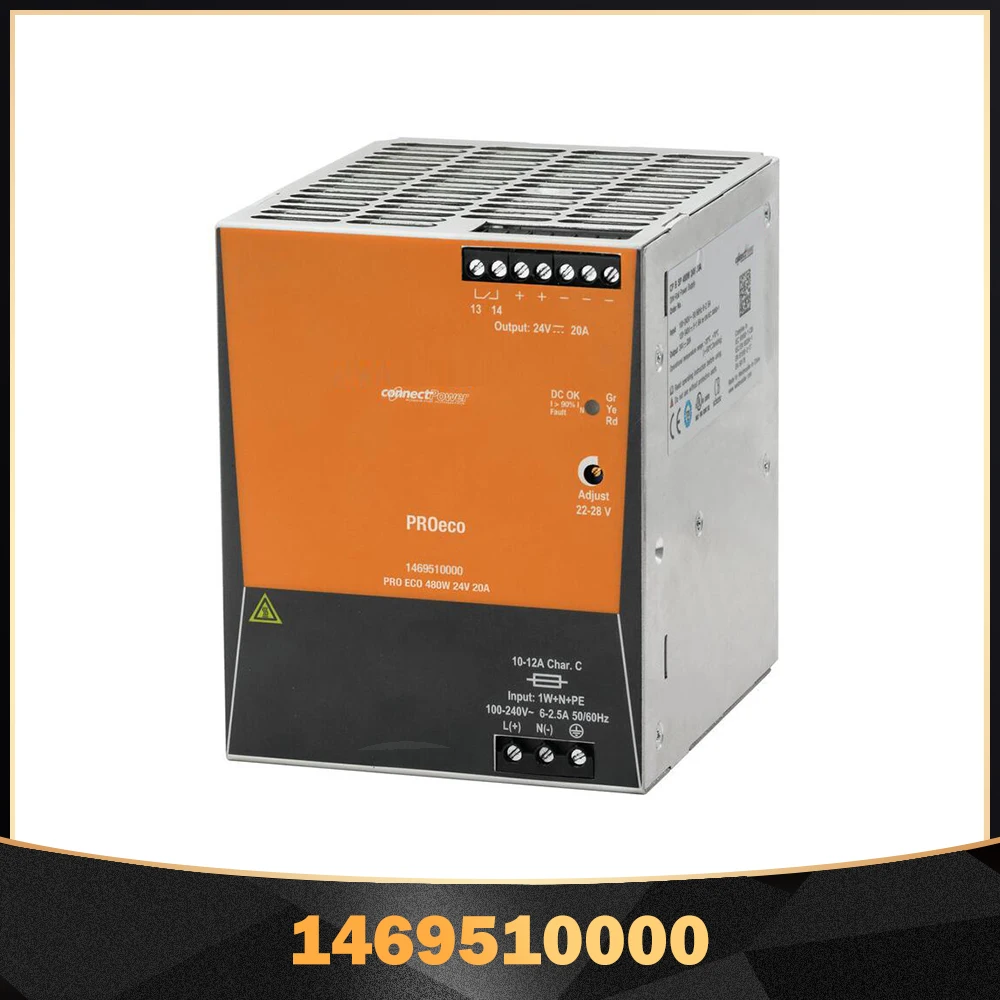 

1469510000 Для импульсного источника питания Weidmuller PRO ECO 480 Вт 24 В 20 А