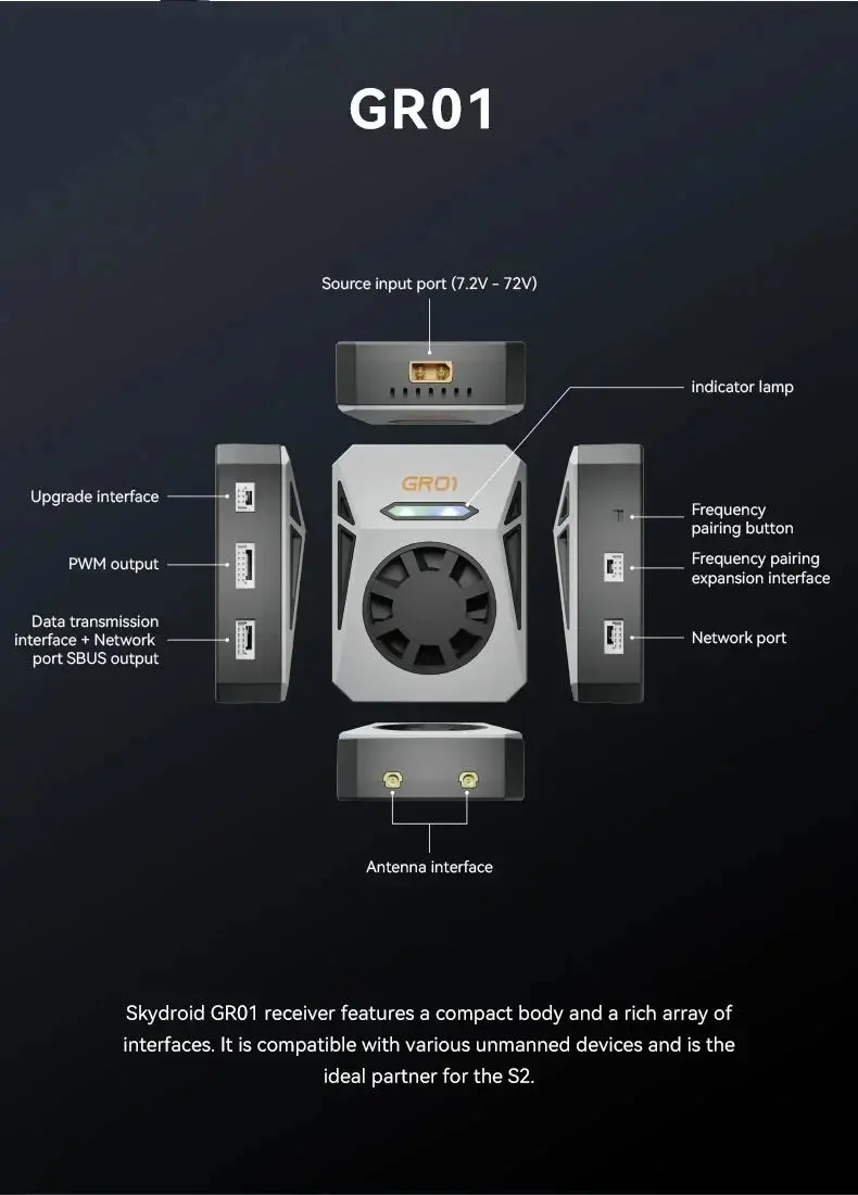 

Приемник SkyCityFPV Skydroid GR01