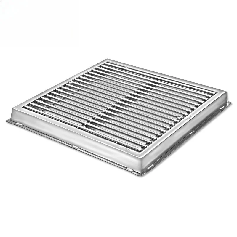 Swimming pool main drainage engineering equipment accessories water treatment drain, square outlet stainless steel floor drain