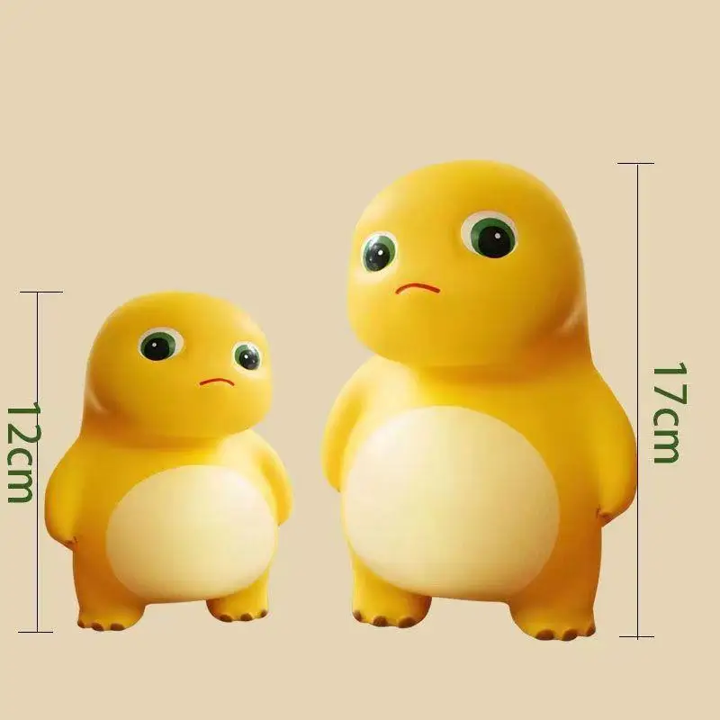 Pequeno dragão de leite anime figura alívio do estresse boneca plutônio lento rebote brinquedos crianças presentes sala estudo quarto decoração mesa ornamento