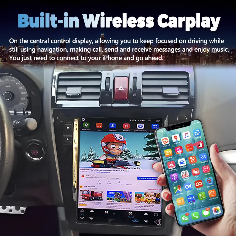 

Car Multimedia Video Player Vertical IPS Screen Car Radio For Subaru Forester XV WRX 2012-2015 Android 11 Stereo GPS Carplay