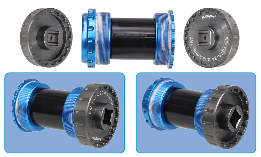 HEPPE Dual-Use-Fahrrad T47 Tretlager Installations- und Entfernungsschlüssel T47 BB Reparaturwerkzeug für 16T T47 Ceramicspeed BB Reparatur – Detail 14