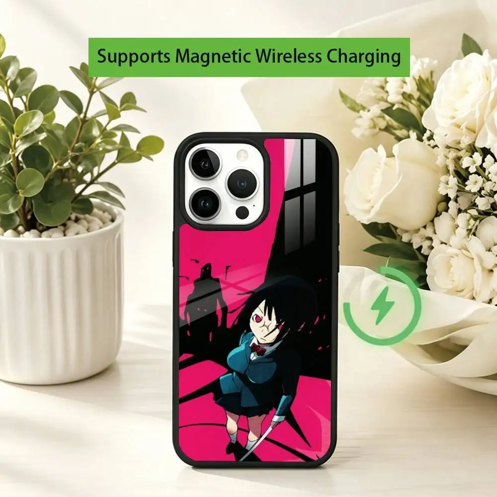 Anime Durarara!! Sonohara Anri Phone Case For iPhone17,16,15,14,13,12,11 Plus,Pro Compatible with magnetic wireless charging