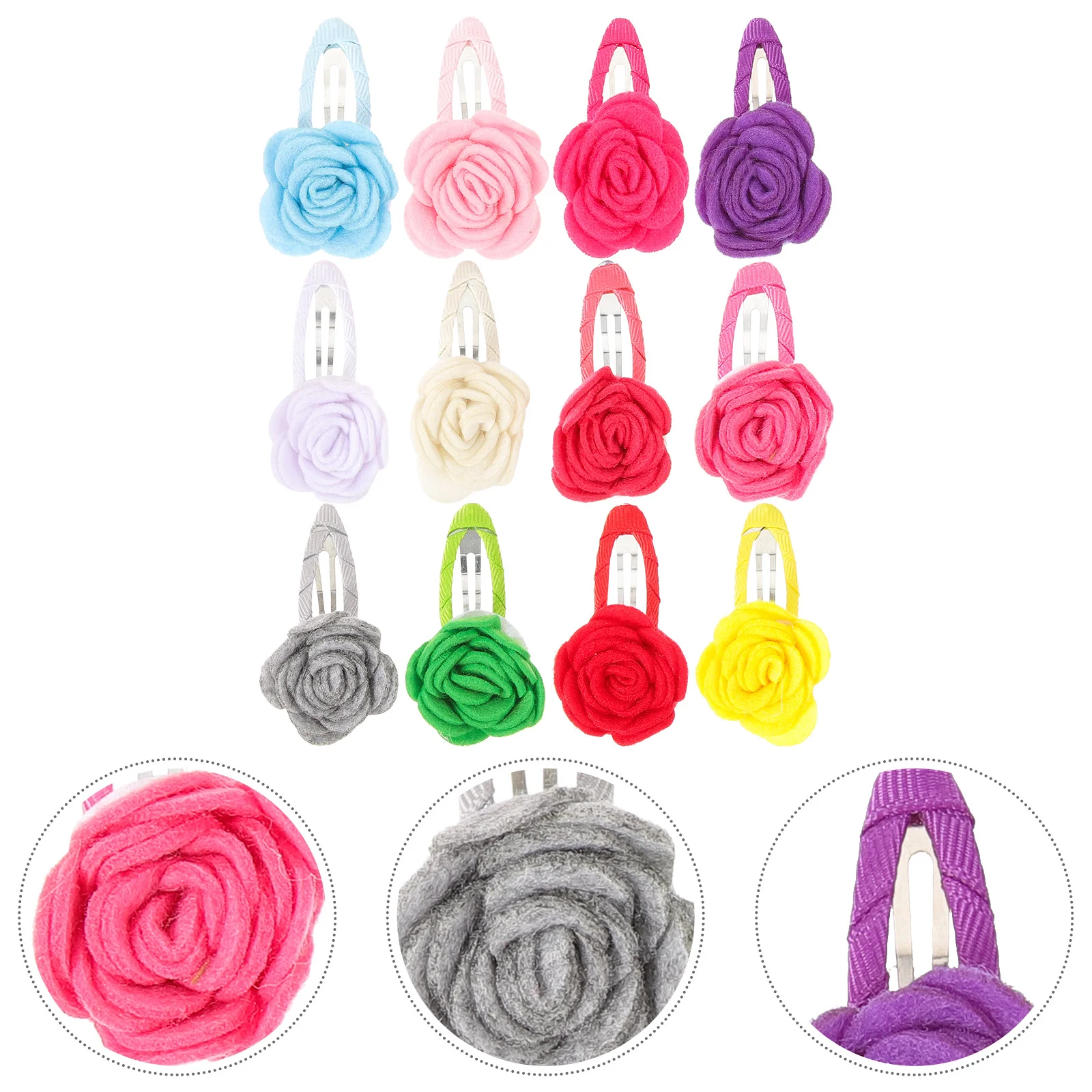 

kids hair clips girls hair clips rose hairpin kids barretes colorful hairpin