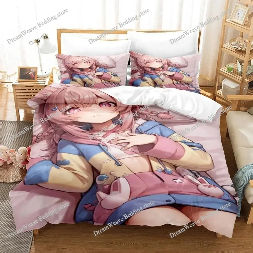 3D Printed Anime Kawaii Pipkin Pippa Bedding Set Duvet Cover Bedroom Comforter Single Twin King _Size Quilt Cover Home Textiles7
