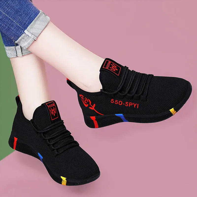 

Original Summer Women's Mesh Casual Sneakers Flat Slip on Breathable Casual Shoes Outdoor Leisure Hiking Jogging Shoes for Women