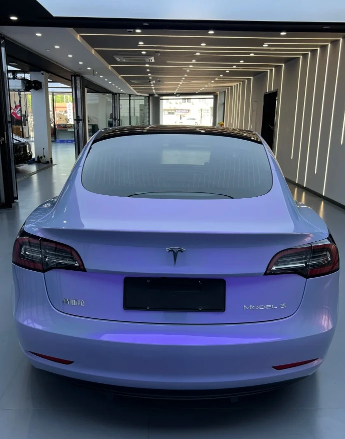 Wholesale High Quality Full Body Colored PPF Self Healing TPU Magic Candy Flip Grey Purple Change Film Wrap Vinyl Roll for Car