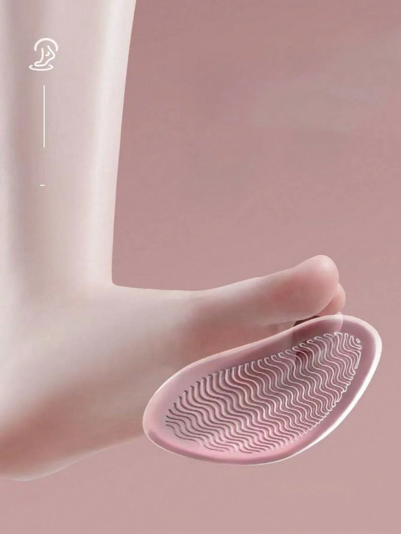 1 paio di cuscinetti per inserti per l'avampiede per scarpe da donna antiscivolo sollievo dal dolore al piede in silicone per sandali con tacco alto solette per scarpe in gel