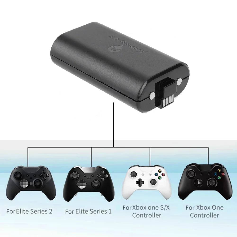 For Xbox One/SX/SS Wireless Controller 2000mAh Rechargeable Battery With Type-C Charging Cable Replacement Batteries Fit