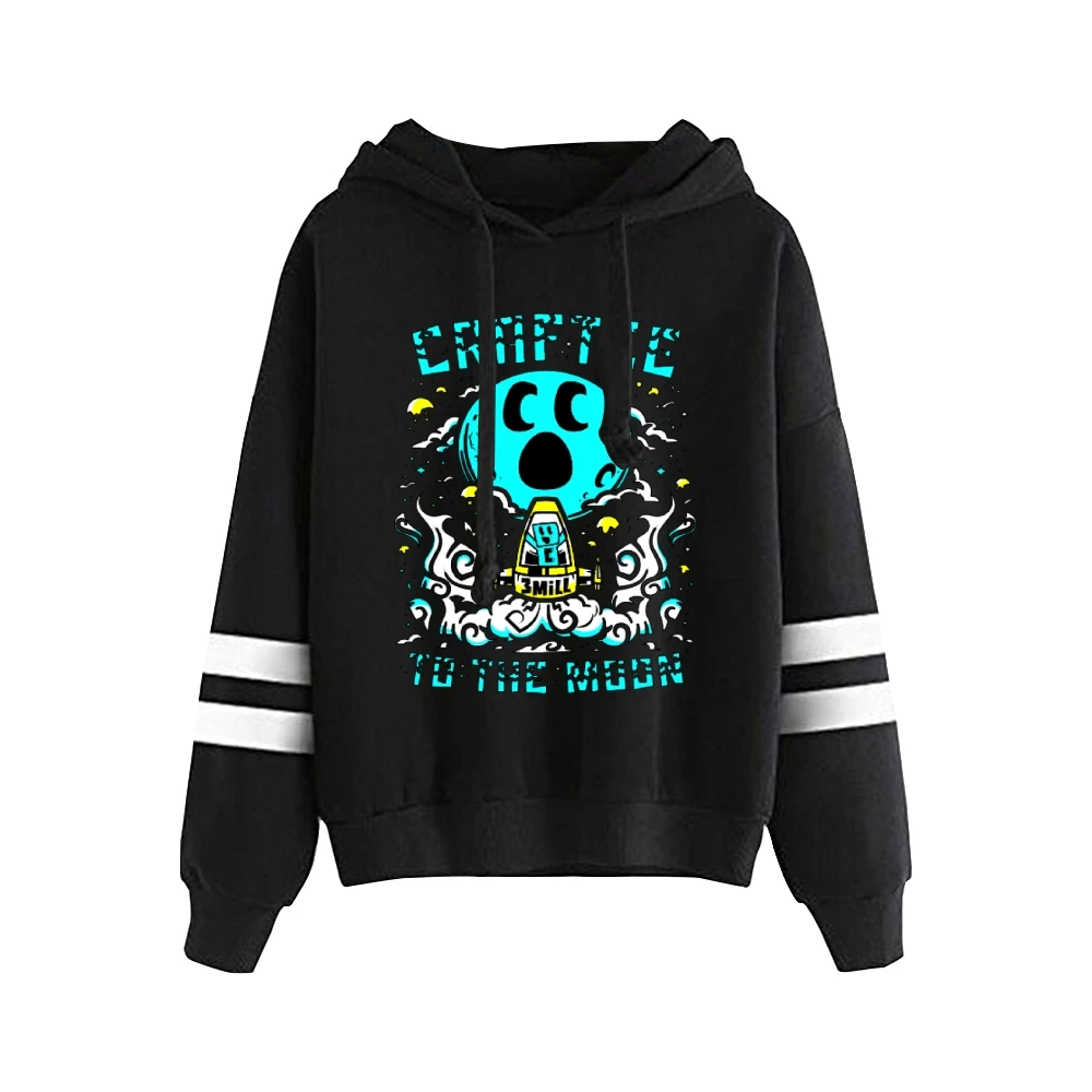 

2026 Craftee Merch 3million Sub Special Unisex Pocketless Parallel Bars Sleeve Sweatshirts Women Men Hoodie Casual Style Clothes