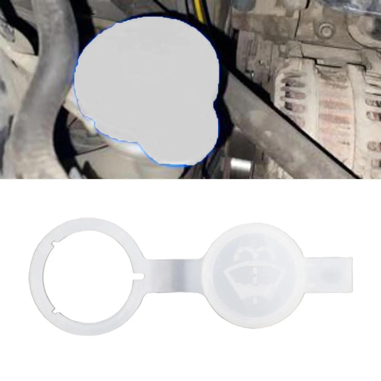 

Windshield Washer Reservoir Cover Accessories A1638690508 High Performance Parts Portable Premium Replace Professional