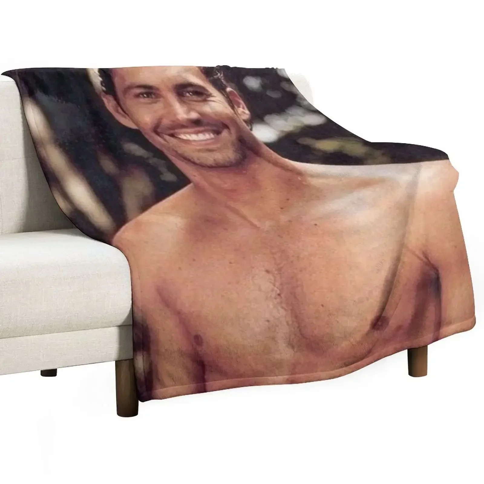 

paul walker Throw Blanket Vintage sofa bed For Decorative Sofa Blankets