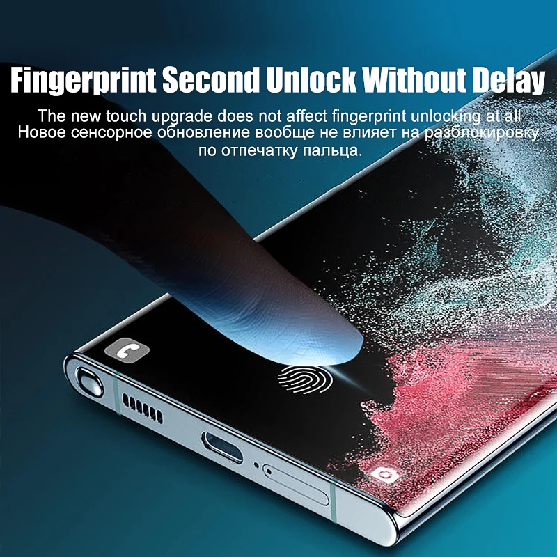 4pcs Clear Back Hydrogel Film For Samsung Galaxy S24 S20 S21 S22 S23 Ultra Plus fe A12 A34 A52 A53 A54 5G Screen Protector Film image 3