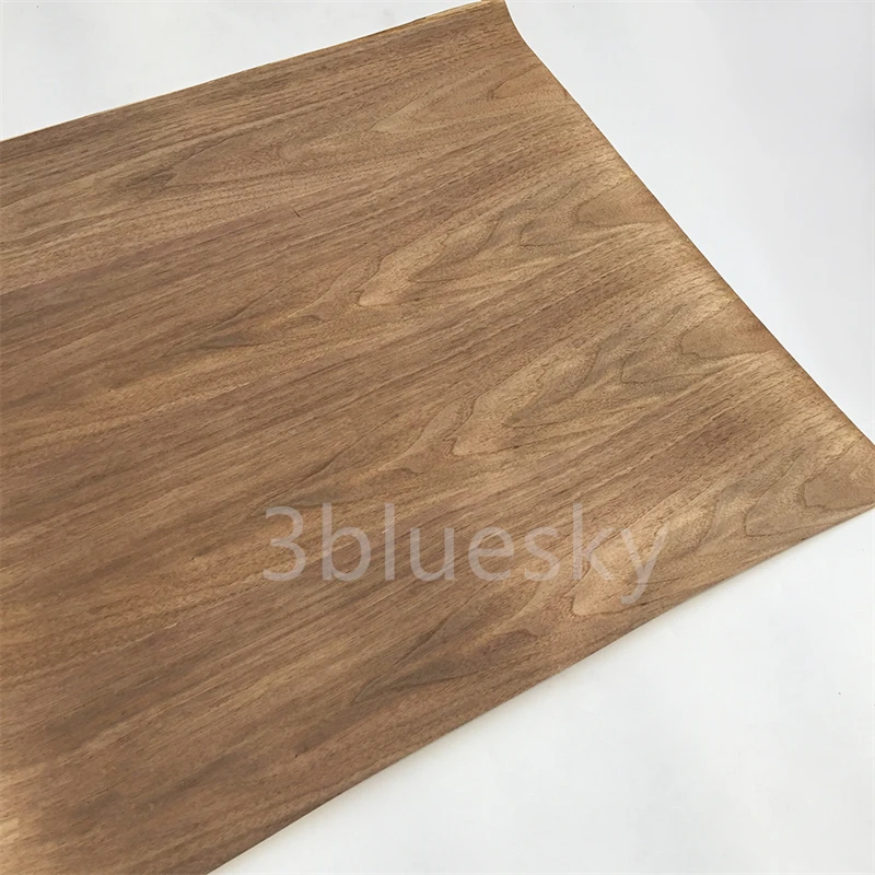 Natural Wood Veneer Black Walnut for Furniture Backing Kraftpaper about 60cm x 2.5m 0.35mm C/C