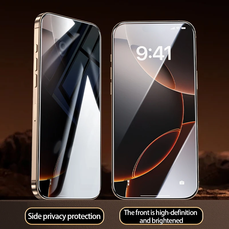 KODAK قطعتين من واقي الشاشة المضاد للظهور لهاتف iPhone 16Pro Max 15 14 13 12 يمكن تركيب جهاز مقاوم للغبار بتغطية كاملة