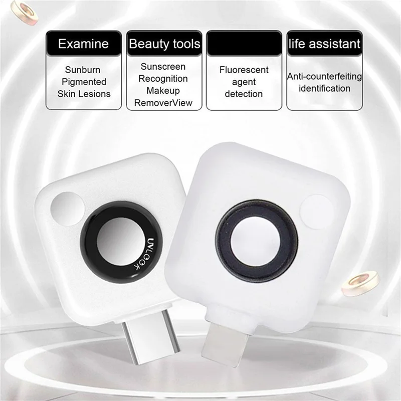 A73T UV Camera For Sunscreen Test Portable UV Camera For Facial Sun Protection And Makeup Removal Detection
