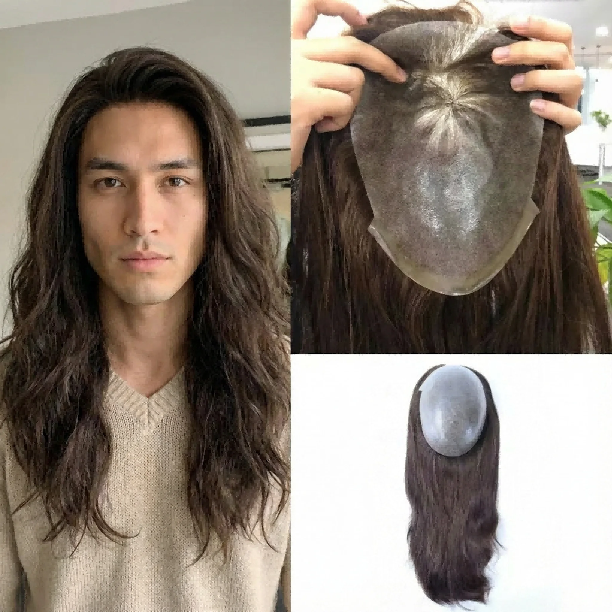 

Мужской парик из натуральных волос на полиуретановой основе 7x9, 14 дюймов, ручная инъекционная прокладка 0.1 мм, в наличии, отправка в течение 72 часов, дропшиппинг, цвет 1B # 4 # Оптовая продажа 613