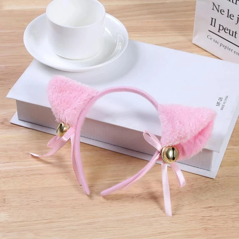 New Lovely Cat Ear Hairwear Girls Anime Cosplay Costume Plush Hair Band Night Party Club Bar Decorate Headbands Hair Accessories