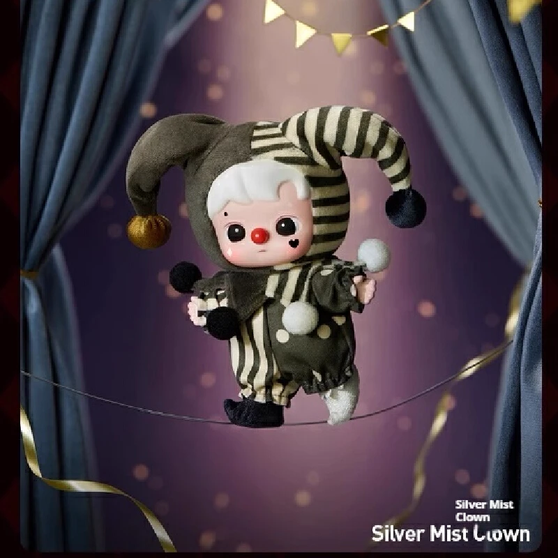 POPMART لماذا سلسلة جدية جدًا صندوق أعمى المعلقات عمل الشكل لطيف لهب مهرج الشكل هدايا الهالوين Dimmo Labubu صناديق أعمى