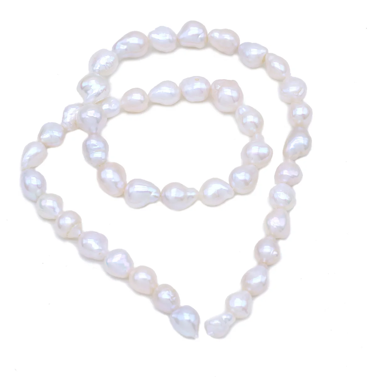 Natural Freshwater Pearl Baroque Pearl Beaded Irregular Spaced Loose Beads for Jewelry Making DIY Necklace Bracelet Accessories