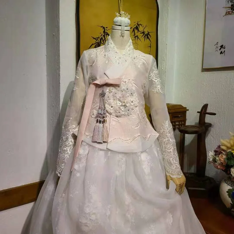 Hanbok Koreanische Folk Kostüm Braut Hochzeit Hochzeit Zeremonie Toast Hanbok Hochzeit Kleid Damen Kleidung