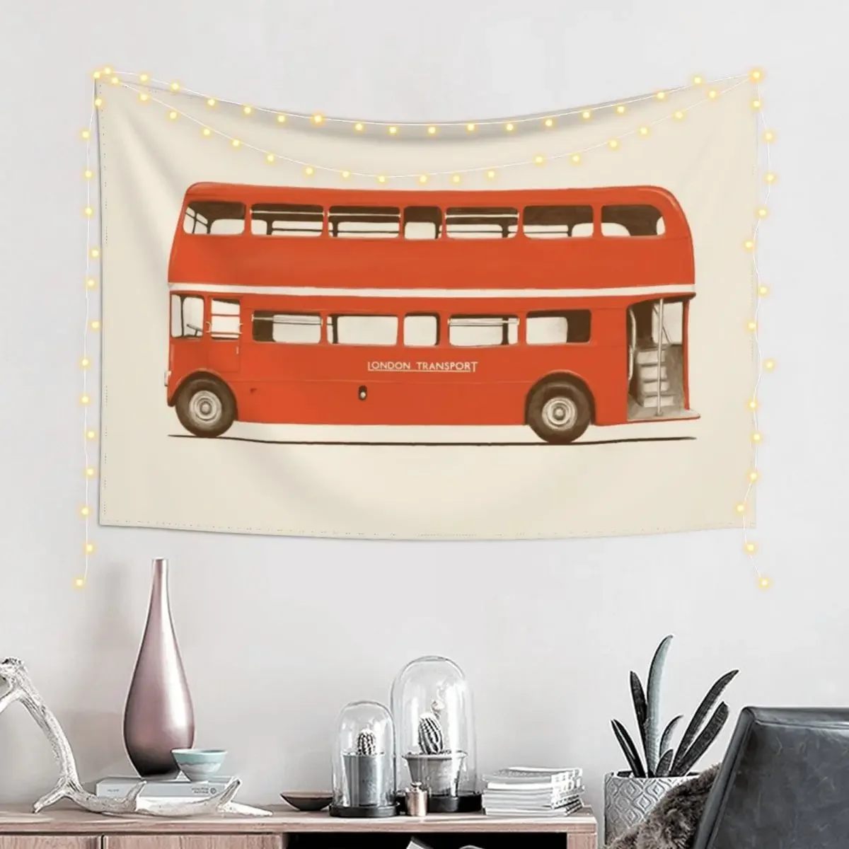 London Double Decker Tapestry Decoration For Bedroom Bed Room Decoration Tapestry