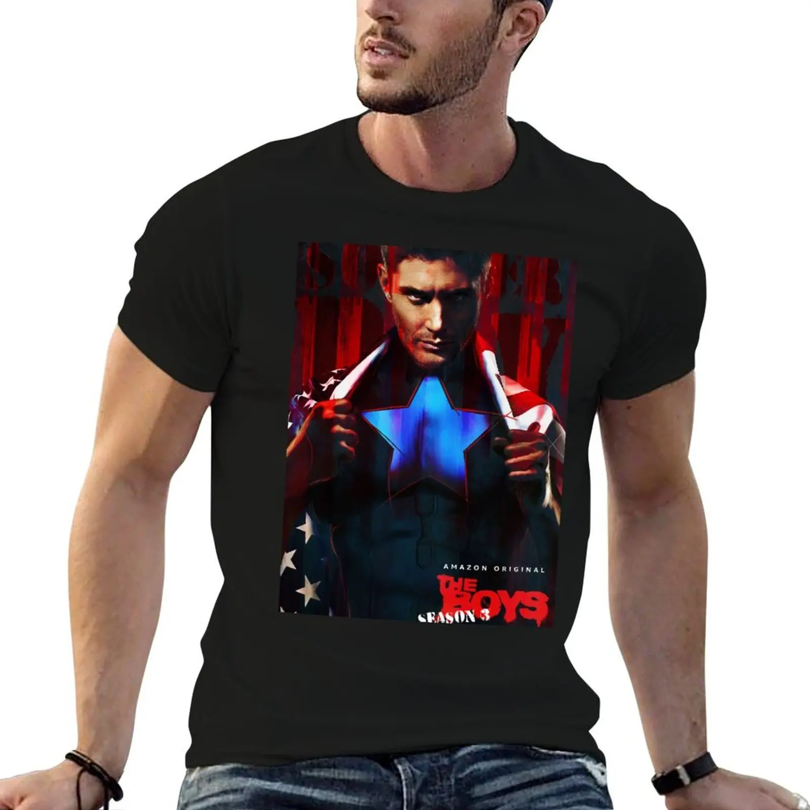 

Jensen ackles as soldier boy T-Shirt man tshirt man t shirts for men T-Shirt