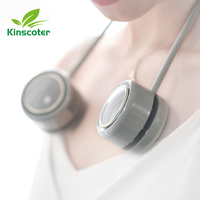 Kinscoter Mini Neck Fan Portable USB Rechargeable 1600mah Mute Sports Neckfans Outdoor Ventilador Foldable Cooling Circulator