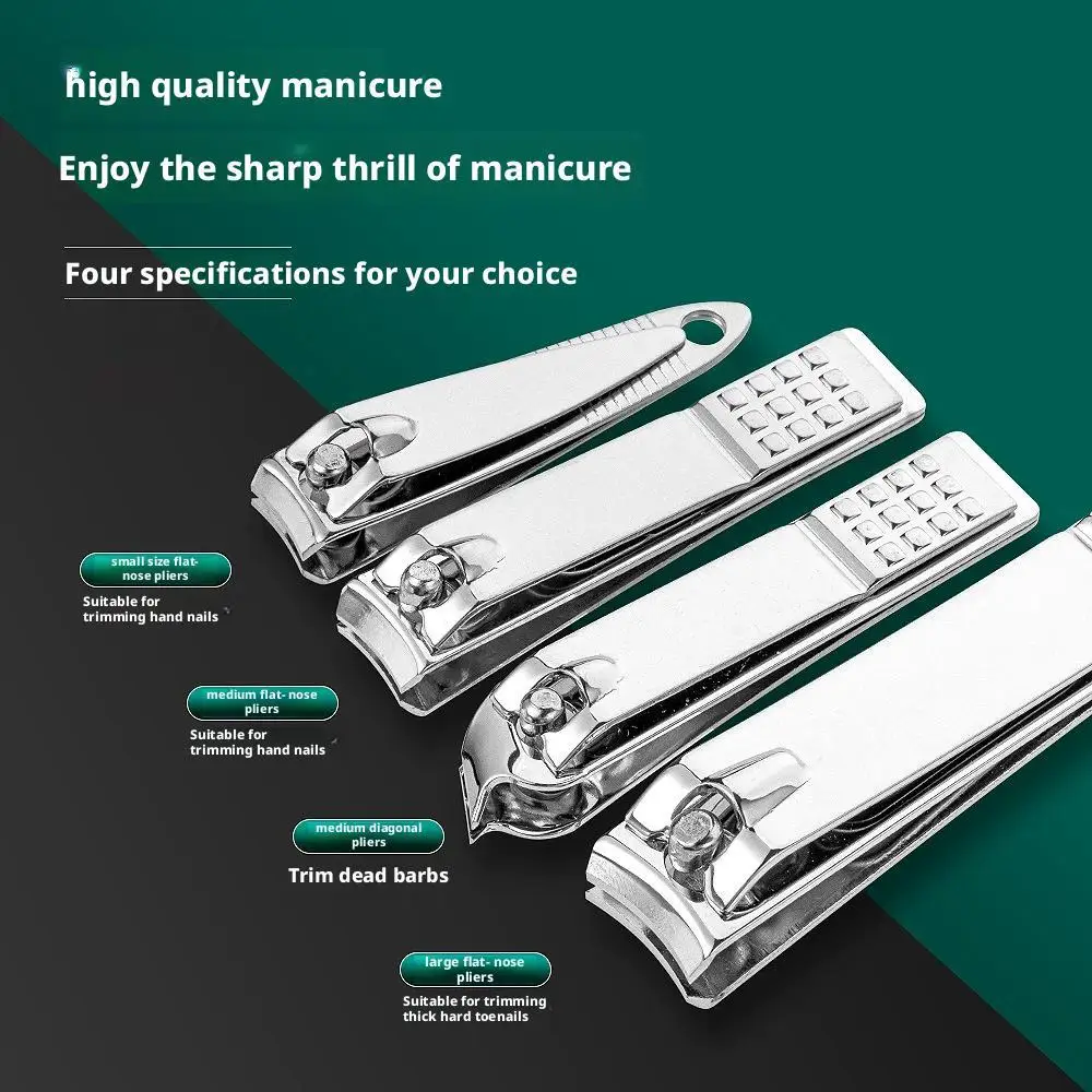 19PCS 네일 클리퍼 세트, 손톱깎이와 네일 파일, 큐티클 가위, 귀이개, 가정 및 여행용 매니큐어 페디큐어 도구 키트
