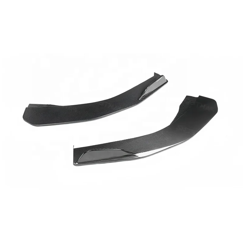 

For Ferrari F8 Spider Tributo High-Quality PK Style Dry Carbon Fiber Bumper Splitter Front Lip