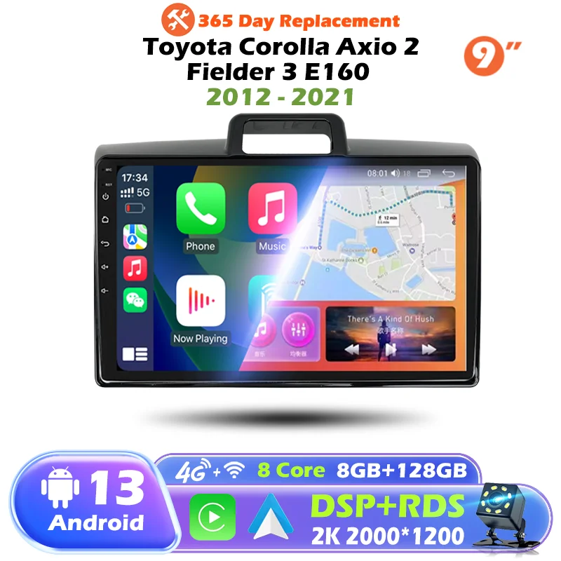 Upgrade Your Toyota Corolla Axio 2 (2012–2021) with the Best Android Car Multimedia Player