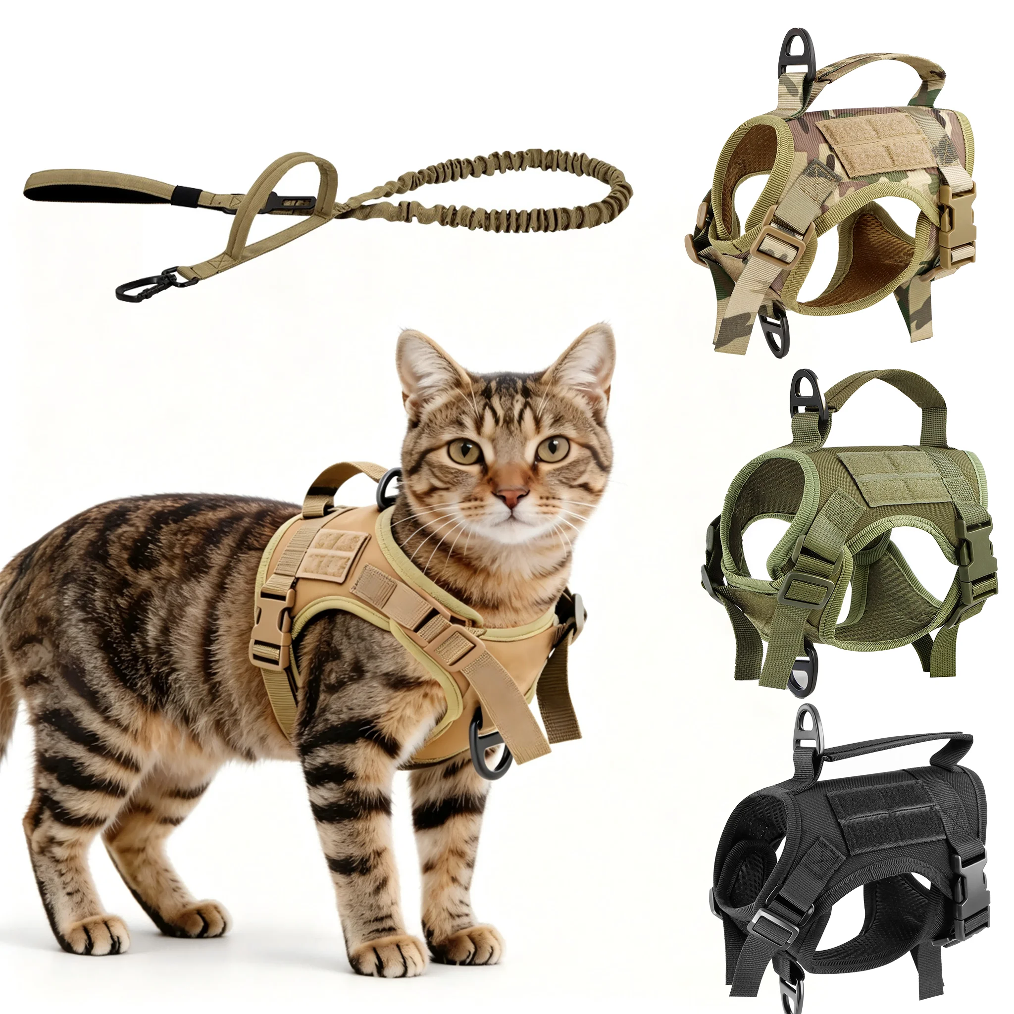 Adjustable Cat Harness Vest 1