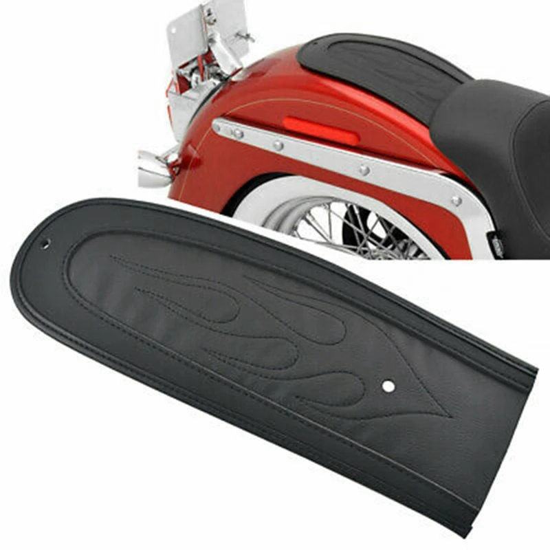 Motorcycle Flame Seat Rear Fender Surround Cushion Rear Fender Seat Cushion For Dyna 2009-2017