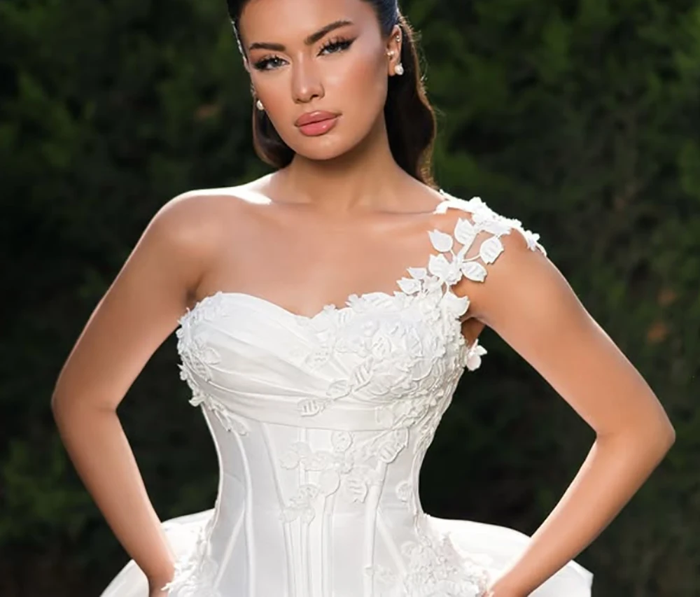 Generosi A-Line Abiti da sposa da donna Colletto a cuore Applicazioni in pizzo Abiti da sposa Principessa Abiti da sposa 2026 Personalizzato