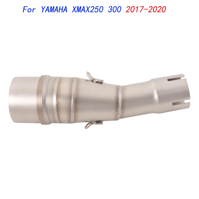 

Slip On Motorcycle Mid Connect Pipe Middle Link Tube Stainless Steel Exhaust System For YAMAHA XMAX250 300 2017-2020