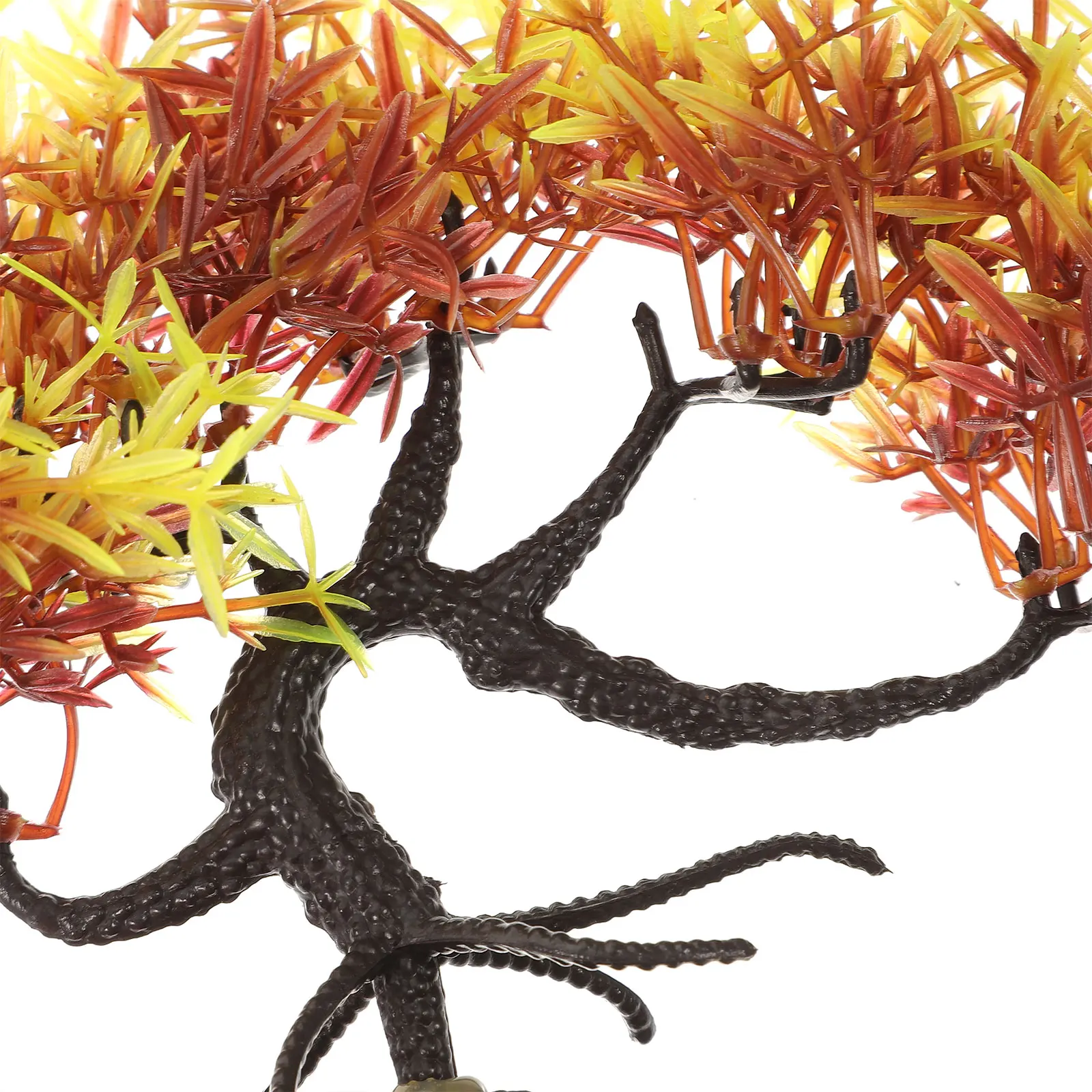 

2Pcs Simulation Pine Tree Aquarium Bonsai Fish Tank Decoration Realistic Plastic Plant Ornament Aquarium Bonsai