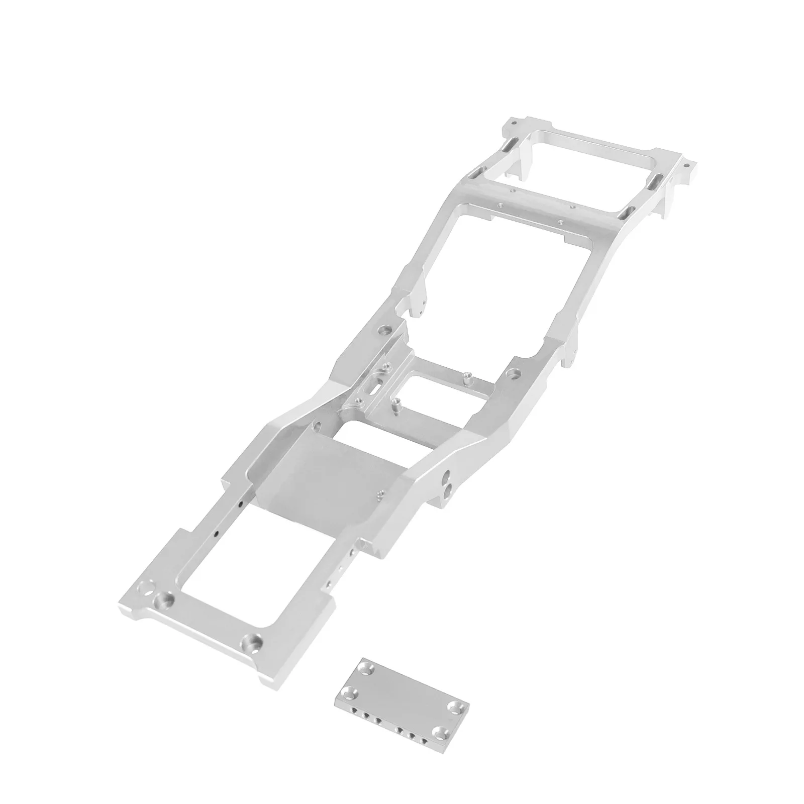 Metalen chassis trekstang schokdemper transmissie as 370 versnellingsbak montage Voor MN82 LC79 82 S 82Por 1/12 RC Auto upgrade Onderdelen