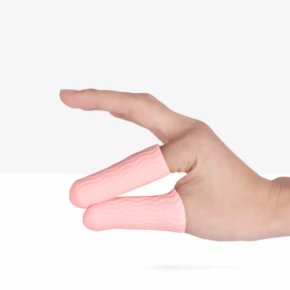 

7Pairs Finger Protectors Reusable Anti-Slip Heat Resistant Finger Caps Multi-Color for Craftwork Ironing Sewing Work