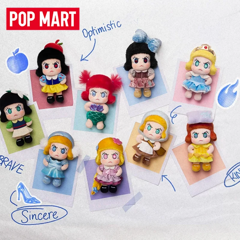 POP MART Angry Molly [PLAY] Disney Princess Series Vinyl Plush Pendant Genuine Mystery Box Blind Box Guess Bag Toys Doll Cute