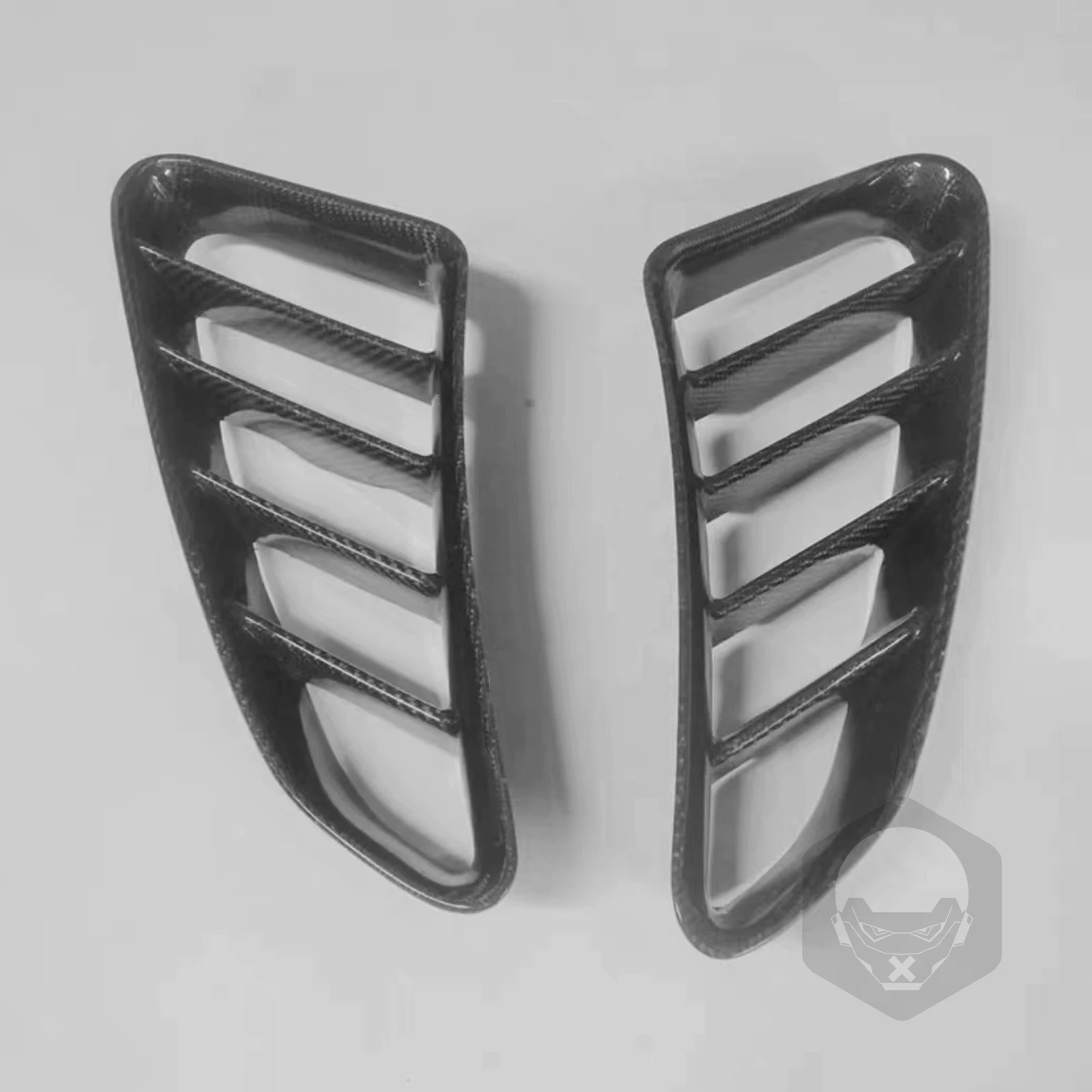 

For Porsche Boxster 987 2005-2012 Real Dry Carbon Fiber Front Rear Side Fender Spoiler Air Intake Vent Cover Car Accessories