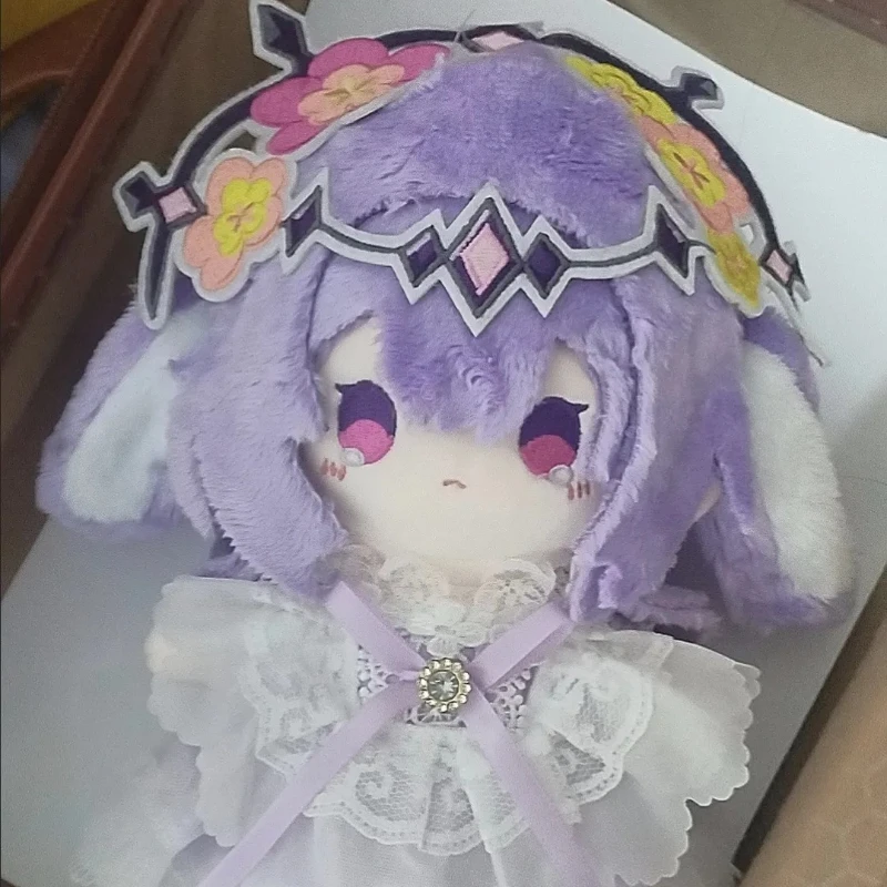 

20cm Anime Game Honkai Star Rail Castorice Kawaii Cosplay Soft Cotton Doll Body Cartoon Dress Up Clothing Toy Figures Fans Gift