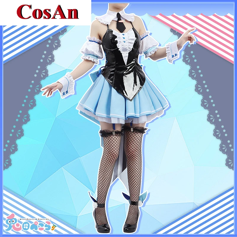 CosAn Anime VTuber Hololive Usada Pekora Cosplay Costume Bunny Girl Sweet Gorgeous New Dress Unisex Party Role Play Clothing