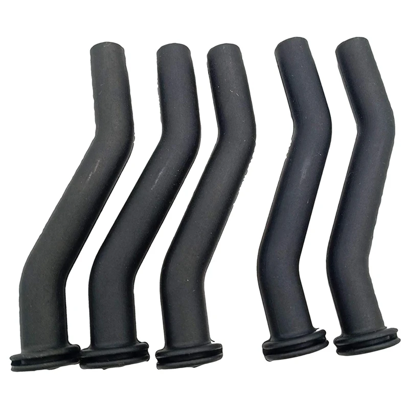 5Pcs Vacuum Hose 596163 593998, 797408, Black For Briggs & Stratton