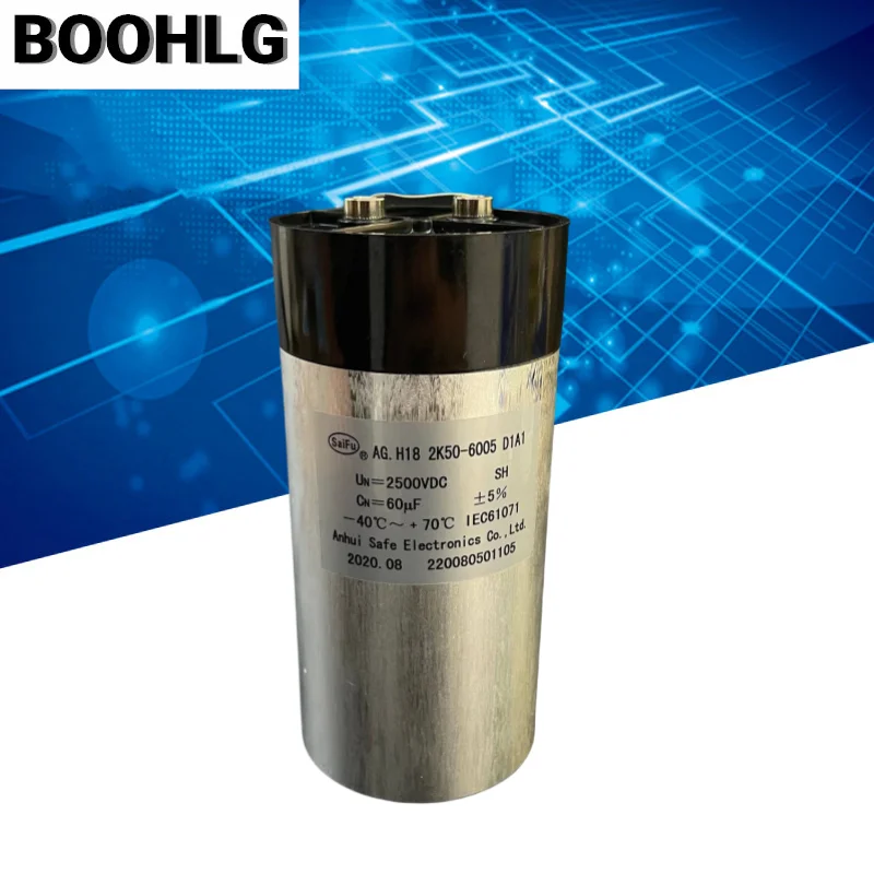 

1PCS 2500V 60UF DC-Link DC-Support filter capacitor power supply inverter power generation