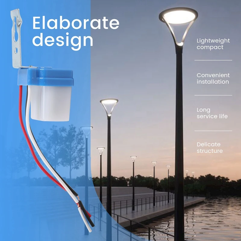 自動ライトスイッチ,ライトセンサー,AC, DC, 12V, 10A