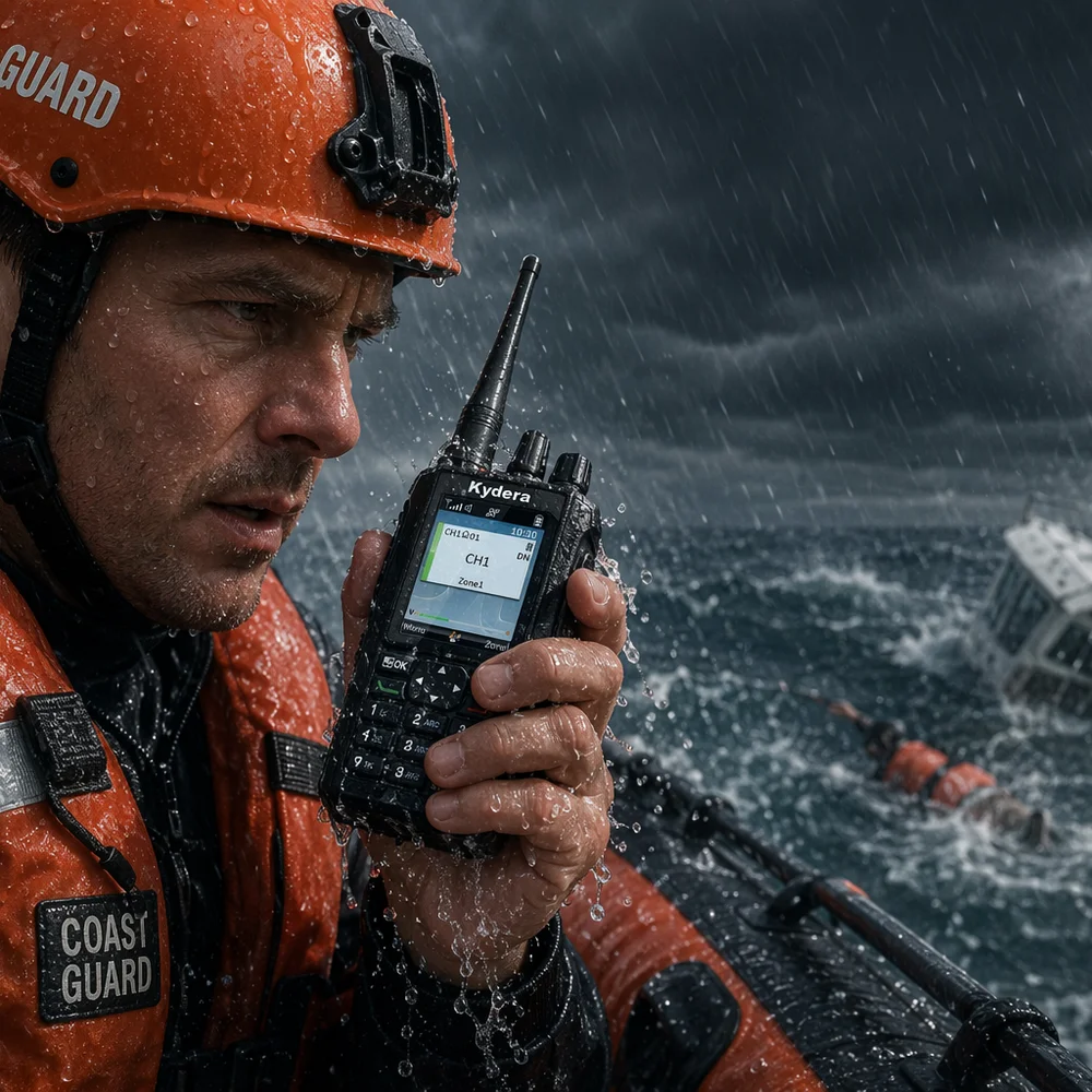 For New Handheld DMR Walkie Talkie DR-880UV True Dual Band 5W High Performance With GPS/APRS IP54 2500-3000mAh Battery